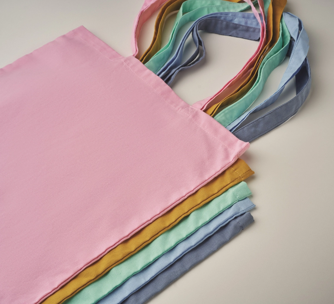 Baumwolltaschen in verschiedenen Farben